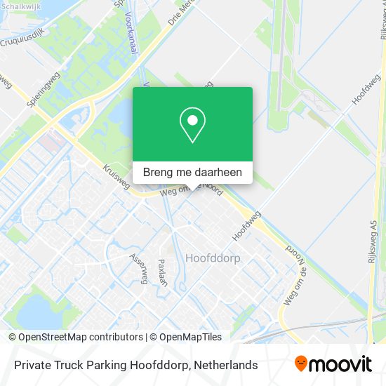 Private Truck Parking Hoofddorp kaart