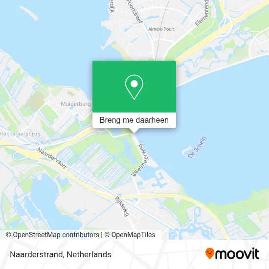 Naarderstrand kaart