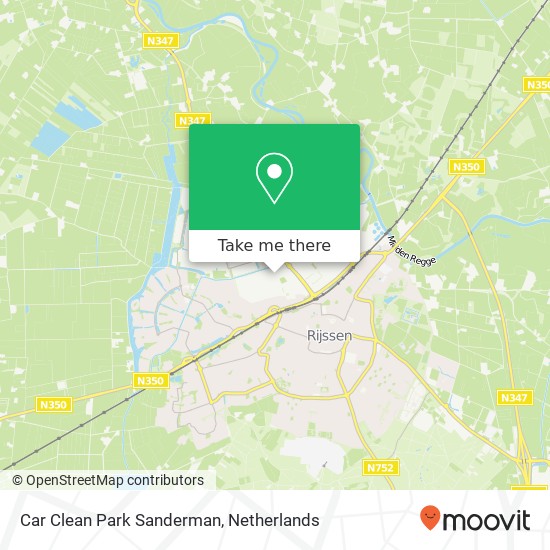 Car Clean Park Sanderman kaart