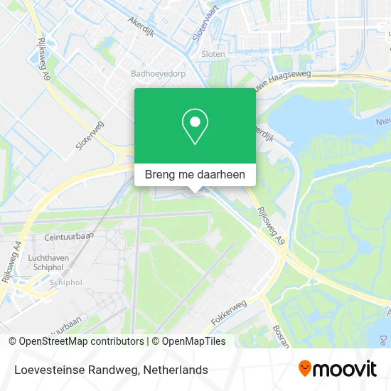 Loevesteinse Randweg kaart