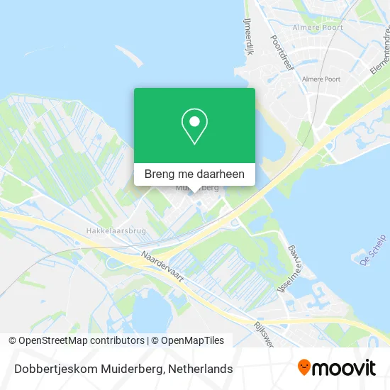 Dobbertjeskom Muiderberg kaart