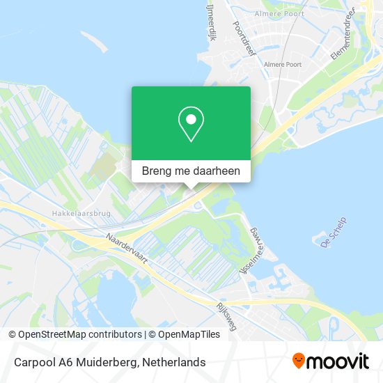 Carpool A6 Muiderberg kaart