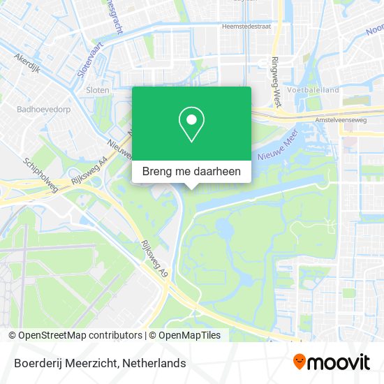 Boerderij Meerzicht kaart