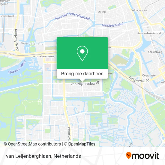 van Leijenberghlaan kaart