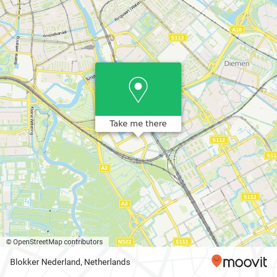 Blokker Nederland kaart