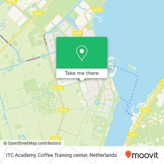 ITC Academy, Coffee Training center kaart