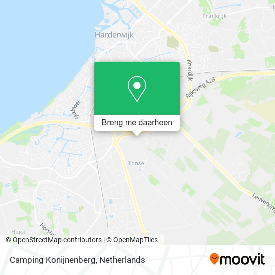 Camping Konijnenberg kaart