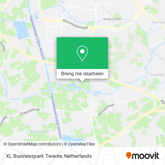 XL Businesspark Twente kaart