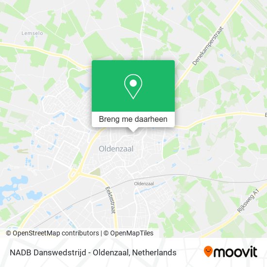 NADB Danswedstrijd - Oldenzaal kaart