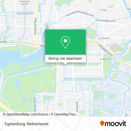 Egelenburg kaart