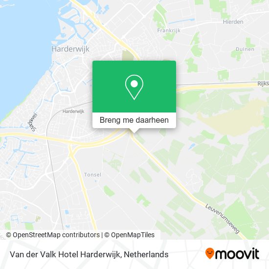 Van der Valk Hotel Harderwijk kaart