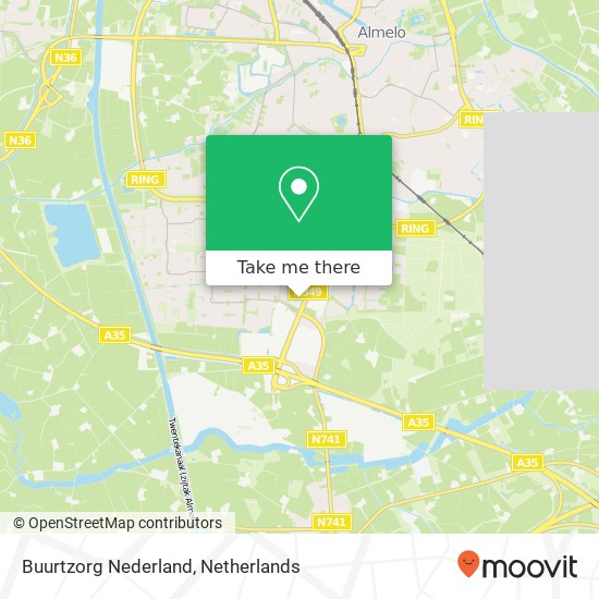 Buurtzorg Nederland kaart