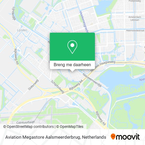 Aviation Megastore Aalsmeerderbrug kaart