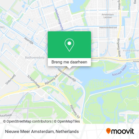 Nieuwe Meer Amsterdam kaart