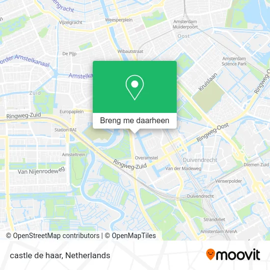 castle de haar kaart