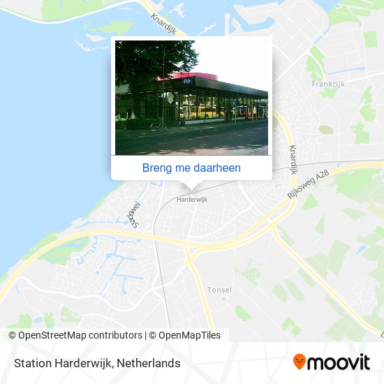 Station Harderwijk kaart