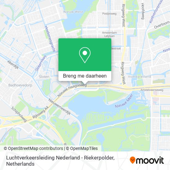 Luchtverkeersleiding Nederland - Riekerpolder kaart