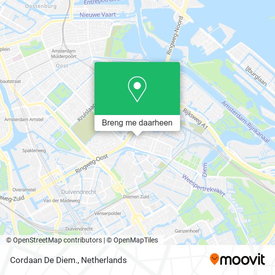 Cordaan De Diem. kaart