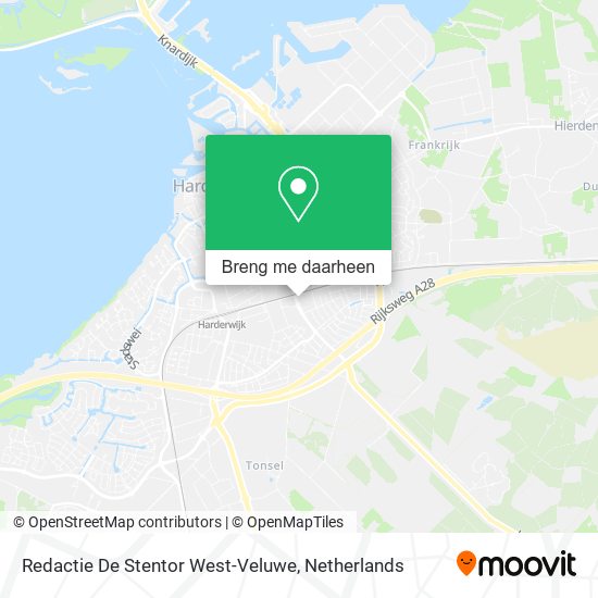 Redactie De Stentor West-Veluwe kaart