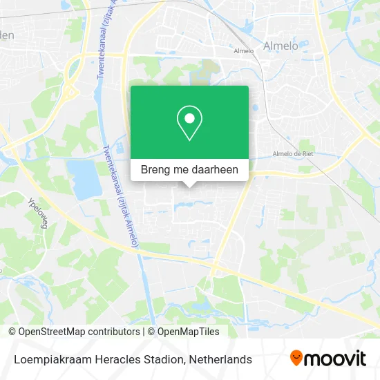 Loempiakraam Heracles Stadion kaart