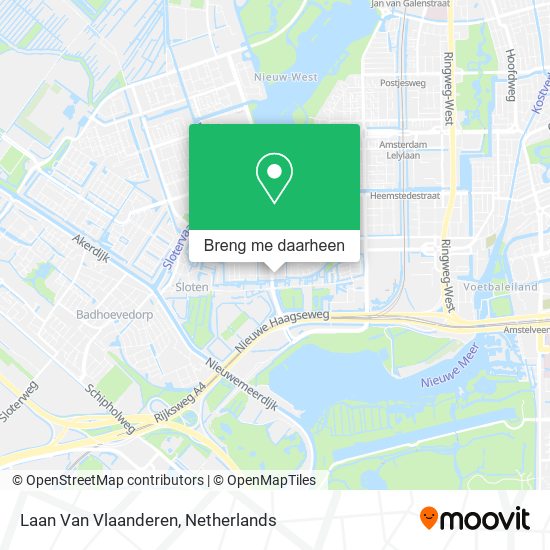 Laan Van Vlaanderen kaart