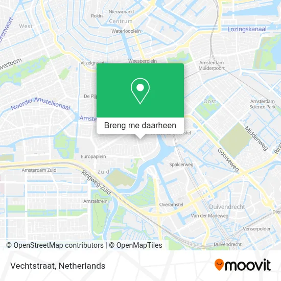 Vechtstraat kaart