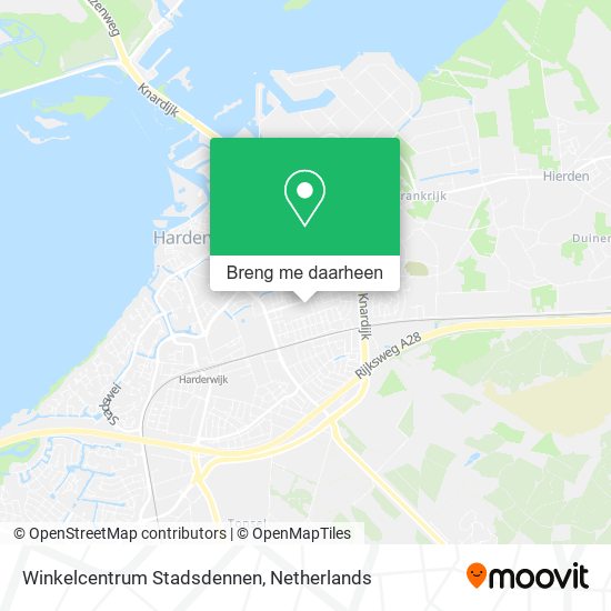 Winkelcentrum Stadsdennen kaart