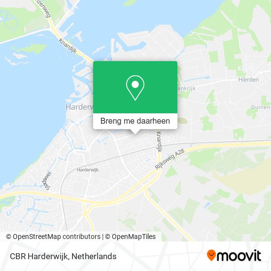CBR Harderwijk kaart