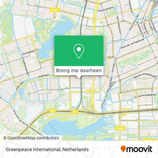 Greenpeace International kaart