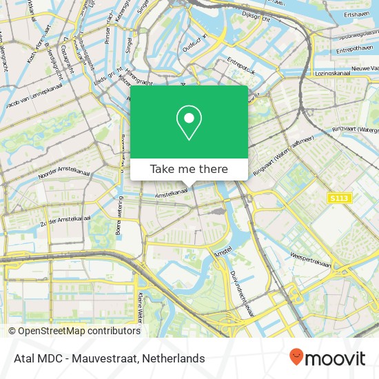 Atal MDC - Mauvestraat kaart