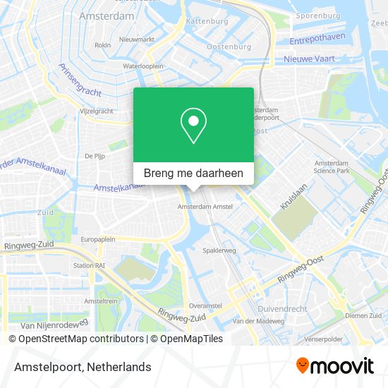 Amstelpoort kaart