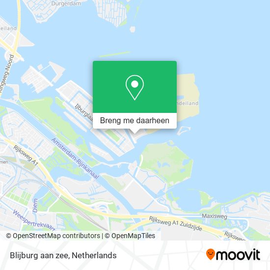 Blijburg aan zee kaart