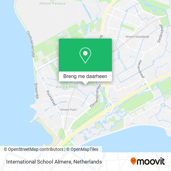 International School Almere kaart