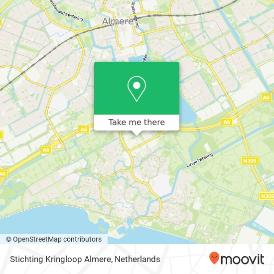 Stichting Kringloop Almere kaart