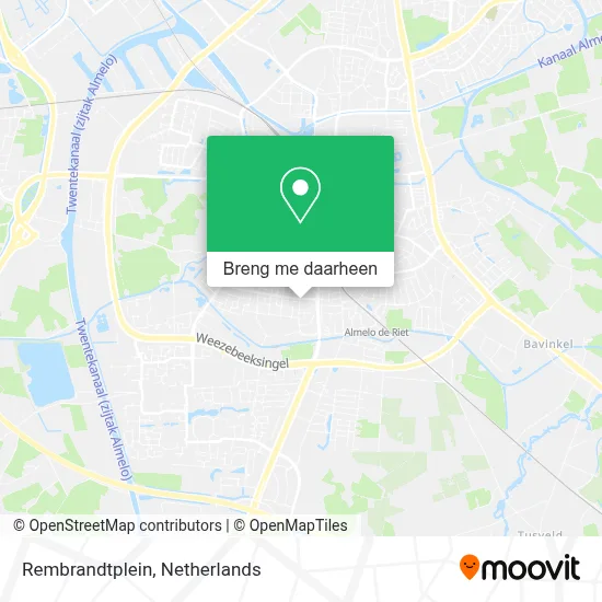 Rembrandtplein kaart