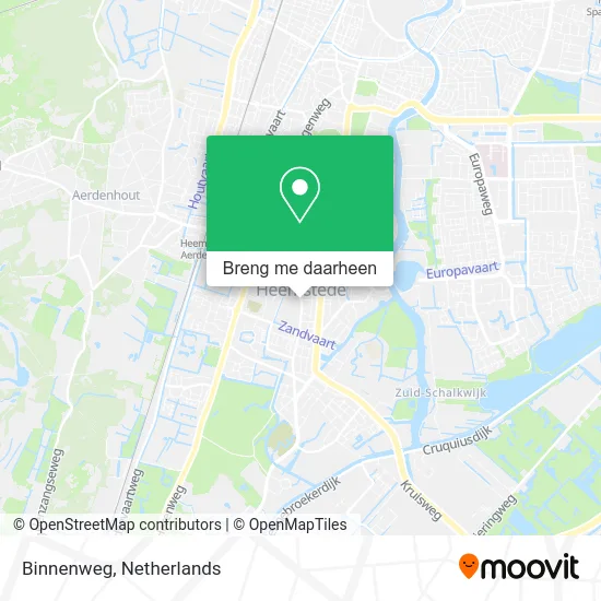 Binnenweg kaart