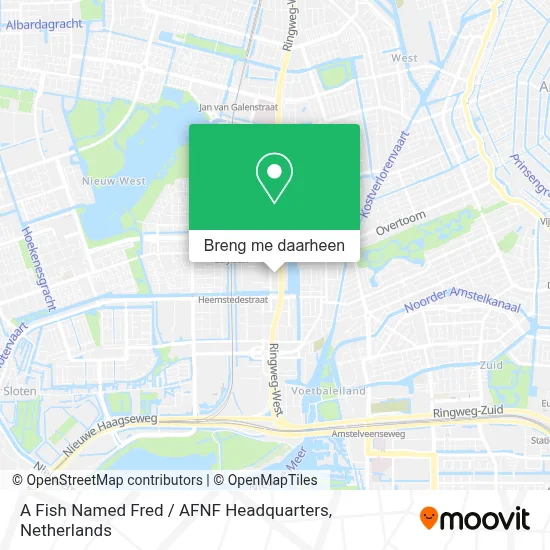 A Fish Named Fred / AFNF Headquarters kaart