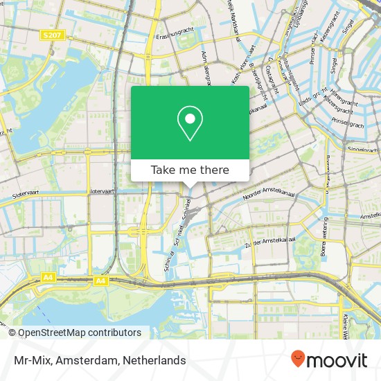 Mr-Mix, Amsterdam kaart
