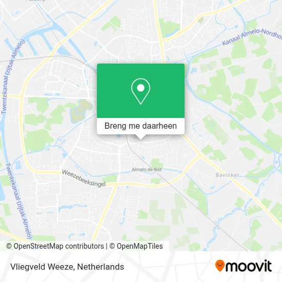 Vliegveld Weeze kaart