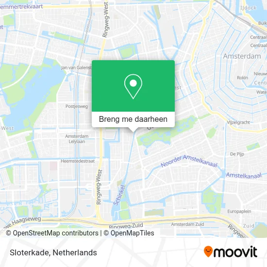 Sloterkade kaart