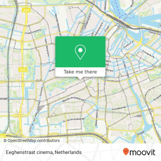 Eeghenstraat cinema kaart