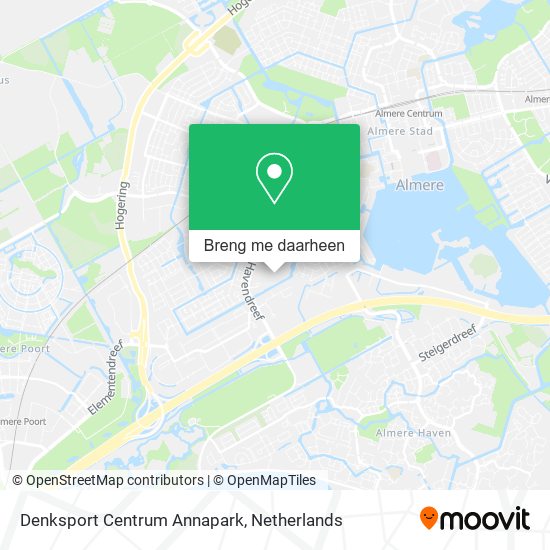 Denksport Centrum Annapark kaart