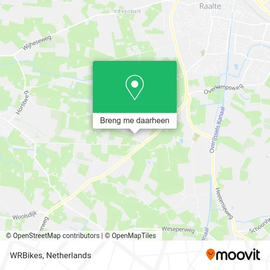 WRBikes kaart
