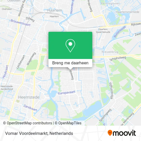 Vomar Voordeelmarkt kaart