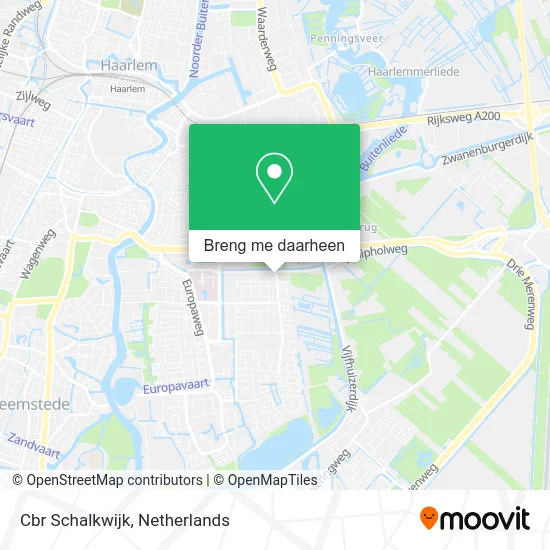 Cbr Schalkwijk kaart