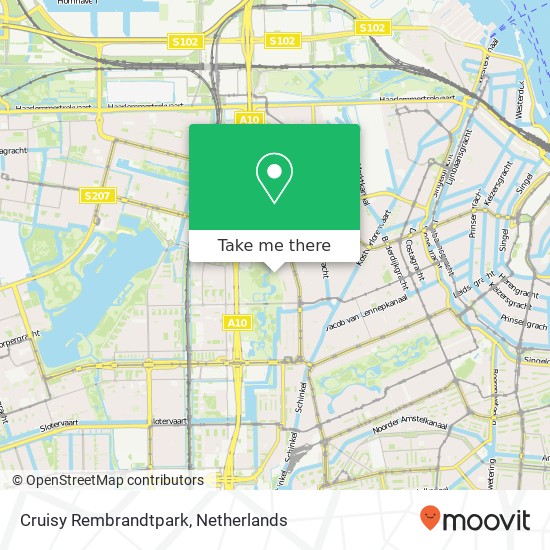 Cruisy Rembrandtpark kaart