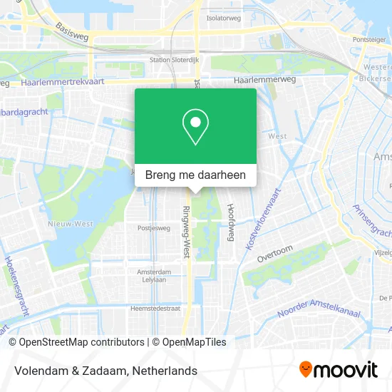 Volendam & Zadaam kaart