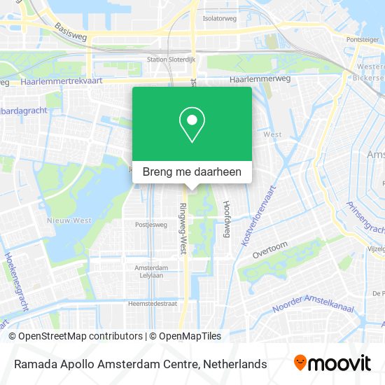 Ramada Apollo Amsterdam Centre kaart