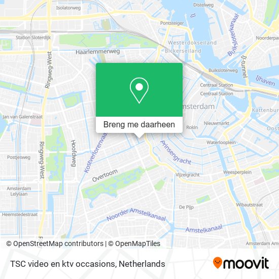 TSC video en ktv occasions kaart