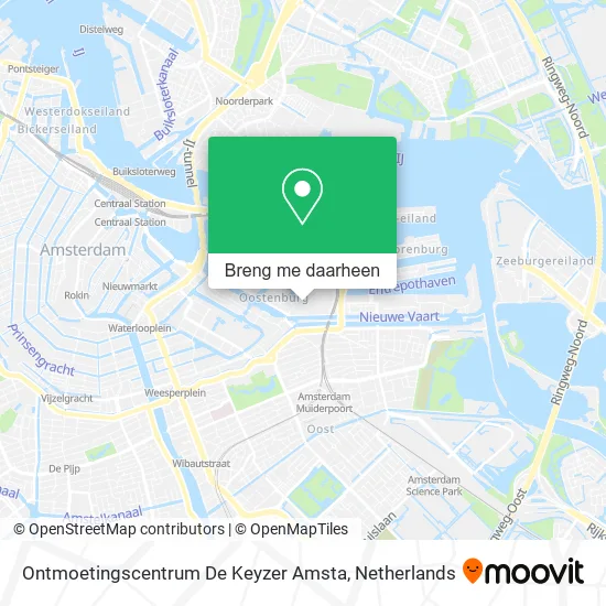 Ontmoetingscentrum De Keyzer Amsta kaart